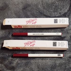 UOMA BADASS MF Matte Filler Lip Liner in Ross x2